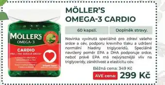 Lékárna AVE Möller's Omega 3 Cardio nabídka