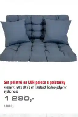 Uni Hobby Set polstrů na Eur paletu s polštářky nabídka