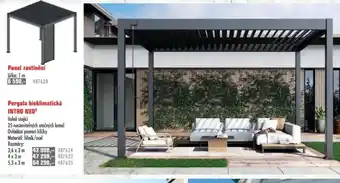 Uni Hobby Pergola bioklimatická Intro Neo² nabídka