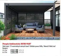 Uni Hobby Pergola bioklimatická Intro Plus² nabídka
