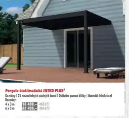 Uni Hobby Pergola bioklimatická Intro plus² nabídka
