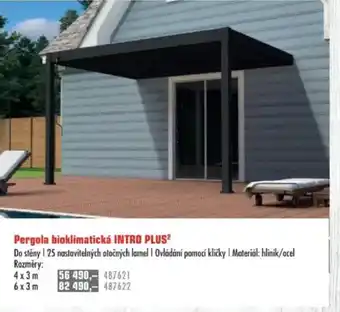 Uni Hobby Pergola bioklimatická Intro plus² nabídka