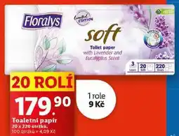 Lidl Toaletní papír, 20x 220 útržků nabídka