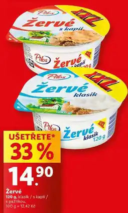 Lidl Žervé, 120 g nabídka