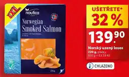 Lidl Norský uzený losos, 220 g nabídka