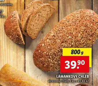 Lidl LÁMANKOVÝ CHLÉB, 800 g nabídka