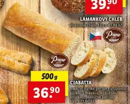 Lidl CIABATTA, 500 g nabídka