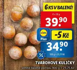 Lidl TVAROHOVÉ KULIČKY, 6x 28 g nabídka