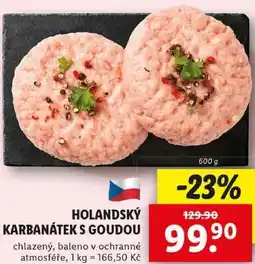 Lidl HOLANDSKÝ KARBANÁTEK S GOUDOU, 500 g nabídka