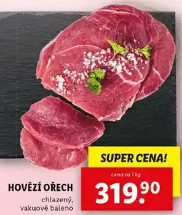 Lidl HOVĚZÍ OŘECH, cena za 1 kg nabídka