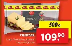 Lidl CHEDDAR, 500g nabídka