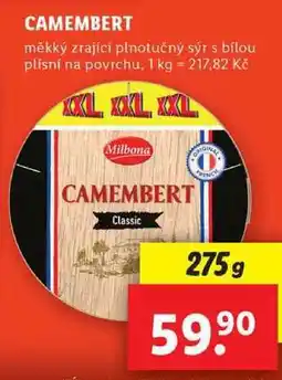 Lidl CAMEMBERT, 275 g nabídka