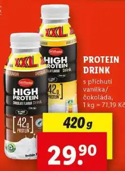 Lidl PROTEIN DRINK, 420 g nabídka