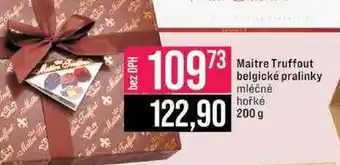 Jip Maitre Truffout belgické pralinky mléčné hořké 200 g nabídka