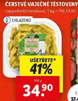 Lidl ČERSTVÉ VAJEČNÉ TĚSTOVINY, 300 g nabídka