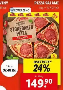 Lidl PIZZA SALAMI, 4x 350 g nabídka
