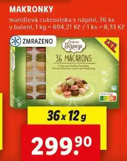 Lidl MAKRONKY, 36x 12 g nabídka
