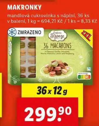 Lidl MAKRONKY, 36x 12 g nabídka