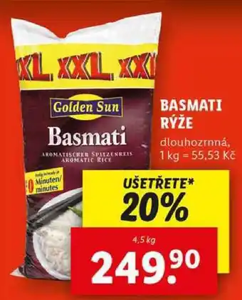 Lidl BASMATI RÝŽE, 4,5 kg nabídka