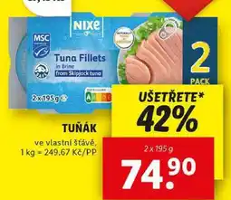 Lidl TUŇÁK, 2x 195 g nabídka