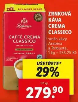 Lidl ZRNKOVÁ KÁVA CREMA CLASSICO, 1,2 kg nabídka