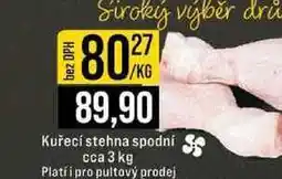 Jip Kuřecí stehna spodní cca 3 kg nabídka