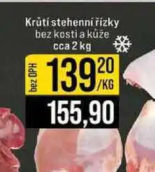 Jip Krūti stehenní řízky bez kosti a kůže cca 2 kg nabídka