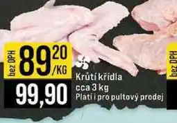 Jip Krůtí křídla cca 3 kg nabídka