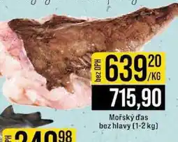 Jip Mořský d'as bez hlavy 1-2 kg nabídka