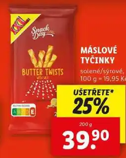 Lidl MÁSLOVÉ TYČINKY, 200 g nabídka