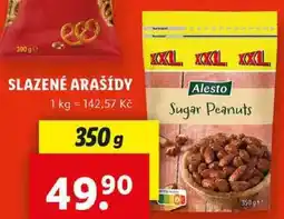Lidl SLAZENÉ ARAŠÍDY, 350 g nabídka