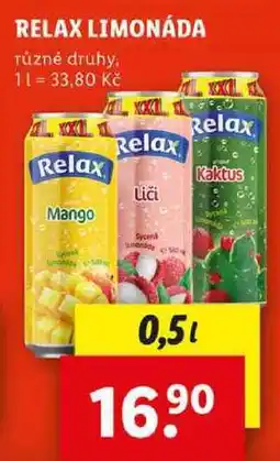 Lidl RELAX LIMONÁDA, 0,5 l nabídka