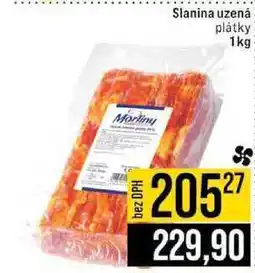 Jip Morliny Slanina uzená plátky 1kg nabídka