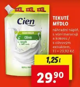 Lidl TEKUTÉ MÝDLO, 1,25 l nabídka