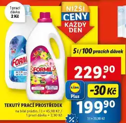 Lidl TEKUTÝ PRACÍ PROSTŘEDEK, 5 l/100 PD nabídka