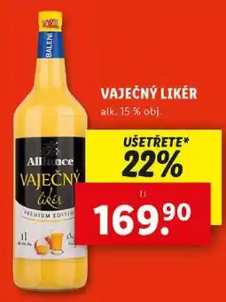 Lidl VAJEČNÝ LIKÉR, 1 l nabídka