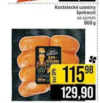Jip Kostelecké uzeniny špekouni se sýrem 600 g nabídka