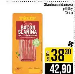 Jip Slanina snídaňová plátky 125 g nabídka