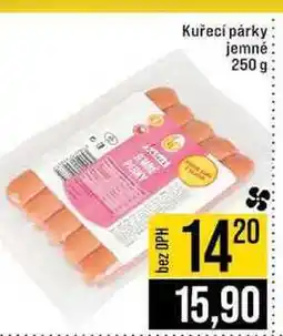 Jip Kuřecí párky jemné 250 g nabídka