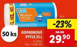 Lidl ODPADKOVÉ PYTLE 25 L, 50 ks nabídka