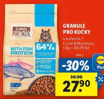 Lidl GRANULE PRO KOČKY, 400 g nabídka
