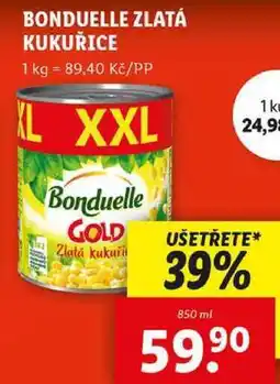 Lidl BONDUELLE ZLATÁ KUKUŘICE, 850 ml nabídka