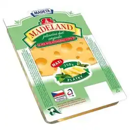 Lidl Madeta Madeland MAXI plátky 250g, vybrané druhy nabídka