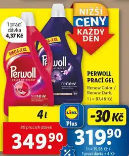 Lidl PERWOLL PRACÍ GEL, 80 PD nabídka