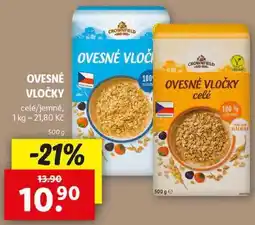 Lidl OVESNÉ VLOČKY, 500 g nabídka