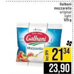 Jip Galbani mozzarella original light 125 g nabídka