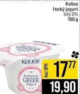 Jip Kolios řecký jogurt bilý 0% 150 g nabídka