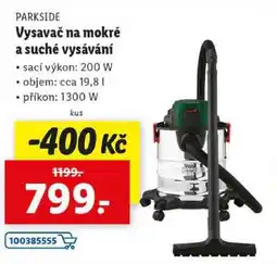 Lidl Vysavač na mokré a suché vysávání nabídka