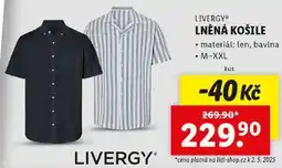 Lidl LNĚNÁ KOŠILE nabídka
