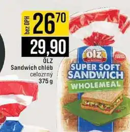 Jip ÖLZ Sandwich chléb celozrný 375 g nabídka